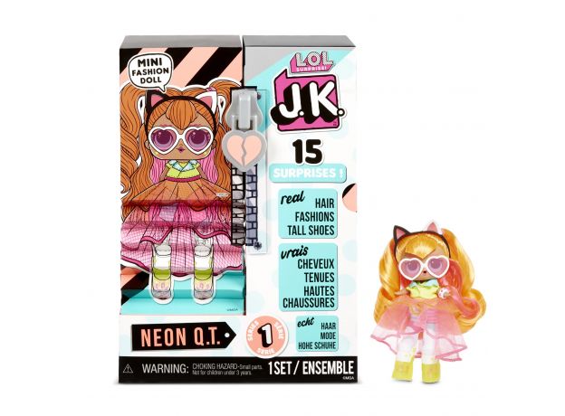عروسک LOL Surprise سری J.K مدل Neon Q.T, image