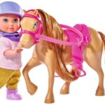 ست عروسک و اسب کرم Evi Pony, تنوع: 105737464-Pony Cream, image 3