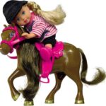 ست عروسک و اسب قهوه ای Evi Pony, تنوع: 105737464-Pony Brown, image 4