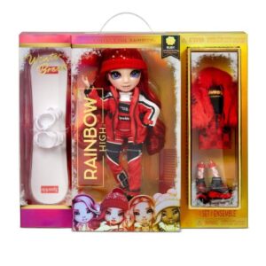 عروسک رنگین کمانی Rainbow High سری 1 تعطیلات زمستانی مدل Ruby Anderson