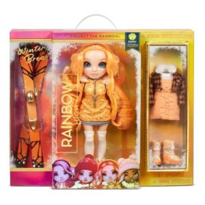 عروسک رنگین کمانی Rainbow High سری 1 تعطیلات زمستانی مدل Poppy Rowan