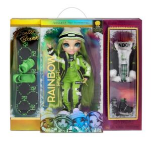 عروسک رنگین کمانی Rainbow High سری 1 تعطیلات زمستانی مدل Jade Hunter