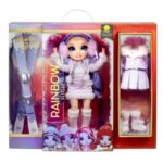 عروسک رنگین کمانی Rainbow High سری 1 تعطیلات زمستانی مدل Violet Willow, image