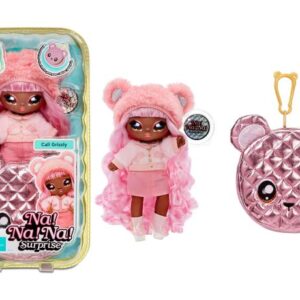 عروسک نانانا سورپرایز Na! Na! Na! Surprise سری Glam مدل Cali Grizzly
