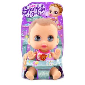 عروسک نوزاد 15 سانتی Sparkle Sweet Hearts (با پیشبند شیر)