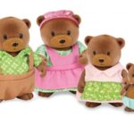 خانواده 4 نفری خرس های Li'l Woodzeez مدل Healthnuggle Bear, image