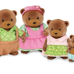 خانواده 4 نفری خرس های Li'l Woodzeez مدل Healthnuggle Bear, image