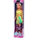عروسک 29 سانتی Steffi Love مدل Neon Style با لباس سبز, تنوع: 105733665-Green, image