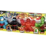 پک چهار تایی عروسک های فشاری گو جیت زو Goo Jit Zu سری All Stars مدل Unique Goo Fillings, image