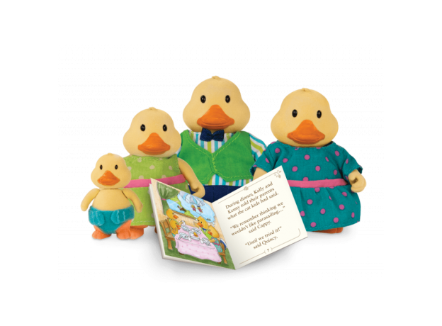 خانواده 4 نفری اردک های Li'l Woodzeez مدل Quickquack, image