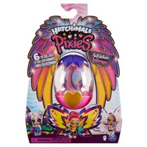 عروسک هچیمال پیکسی Hatchimals Pixies سری پروانه ای Wilder Wings مدل Cutesy Carlee, image
