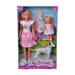 ست پیاده روی عروسک مو طلایی Steffi Love همراه با حیوان خانگی, image 6