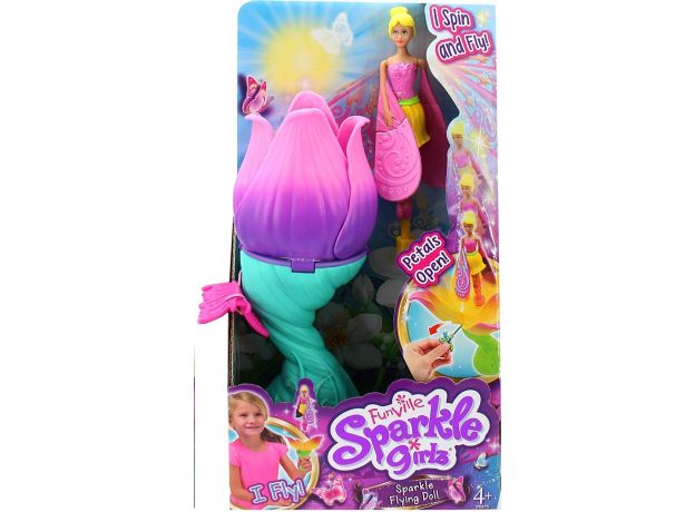 عروسک پروازی Sparkle Girlz (آبی), image