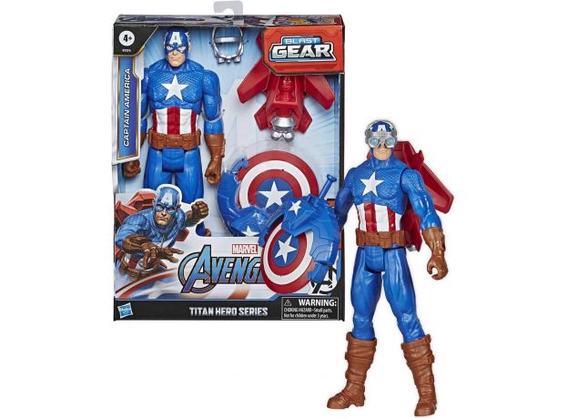 فیگور 28 سانتی کاپیتان آمریکا سری Titan Hero با قابلیت پرتاب تیر, image