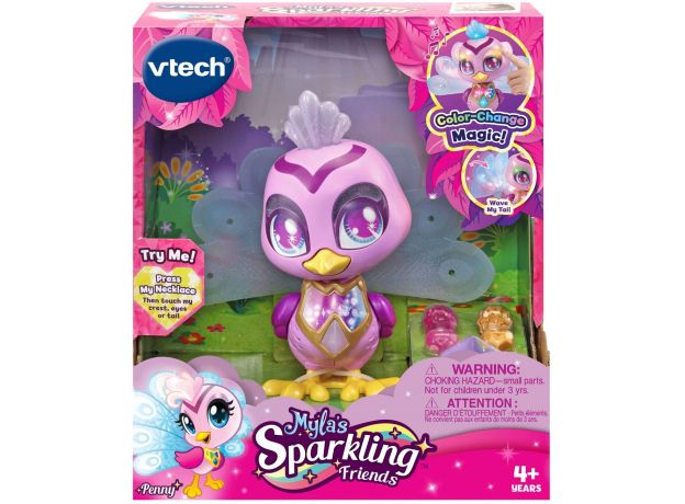 عروسک درخشان Myla's Sparkling Friends مدل پنی طاووس Vtech, image