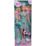 عروسک 29 سانتی Steffi Love مدل Hello Kitty با لباس آبی, image 3