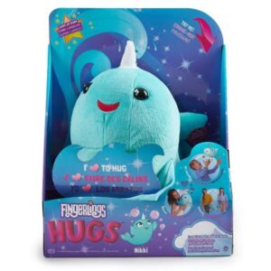 نهنگ بغلی هاگلینگز فینگرلینگز Fingerlings Hugs (آبی)