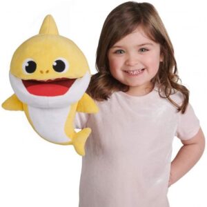 عروسک نمایشی پاپت سخنگو هوشمند بیبی شارک Babyshark مدل زرد