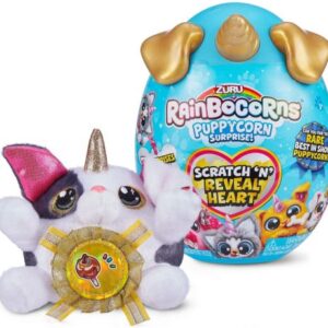 عروسک سورپرایزی رینبوکورنز RainBocoRns سری Puppycorn با شاخ و گوش طلایی, image