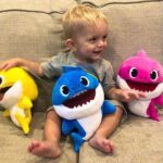 عروسک نمایشی پاپت سخنگو هوشمند مامی شارک Mommy shark مدل صورتی, image 7