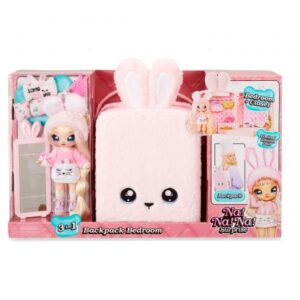 ست 3 در 1 نانانا سورپرایز Na! Na! Na! Surprise سری BackPack مدل Fuzzy bunny, image