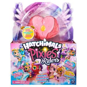 عروسک هچیمال پیکسی رایدر سورپرایز Hatchimals Pixies سری Riders مدل قلب گلبهی و بال گلبهی