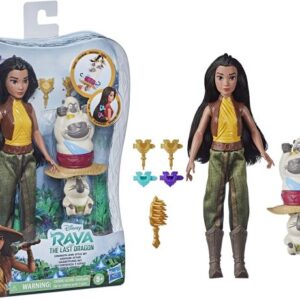 عروسک رایا دیزنی به همراه دستگاه بافت مو Disney Raya