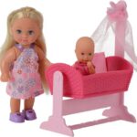 ست مراقبت از نوزاد Evi Love با تخت بنفش, image 2