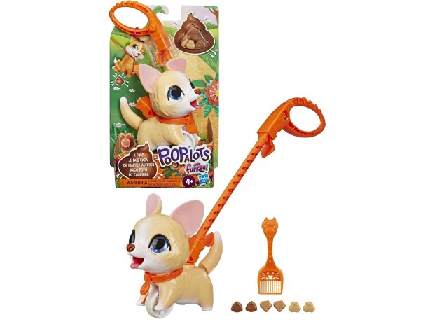 عروسک هاپو کوچولوی قهوه ای FurReal PoopAlots, تنوع: E8899-Puppy Brown, image