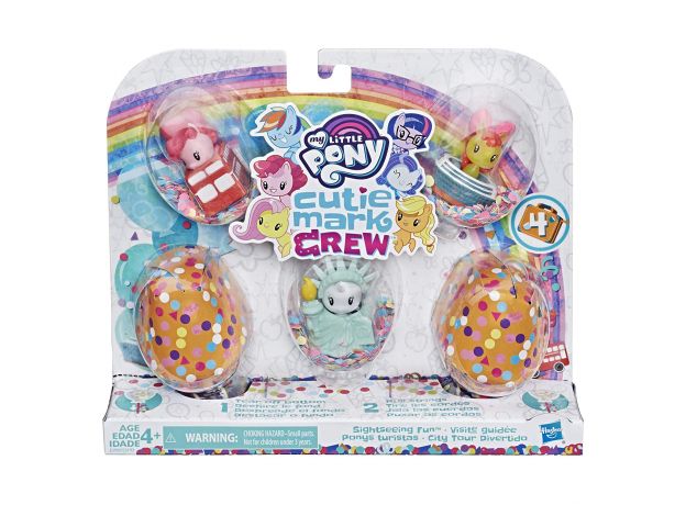 پک 5 تایی فیگورهای پونی Cutie Mark Crew مدل Sightseeing Fun, image