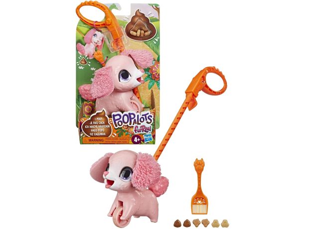 عروسک هاپو کوچولوی صورتی FurReal PoopAlots, تنوع: E8899-Puppy Pink, image