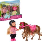 ست عروسک و اسب قهوه ای Evi Pony, تنوع: 105737464-Pony Brown, image