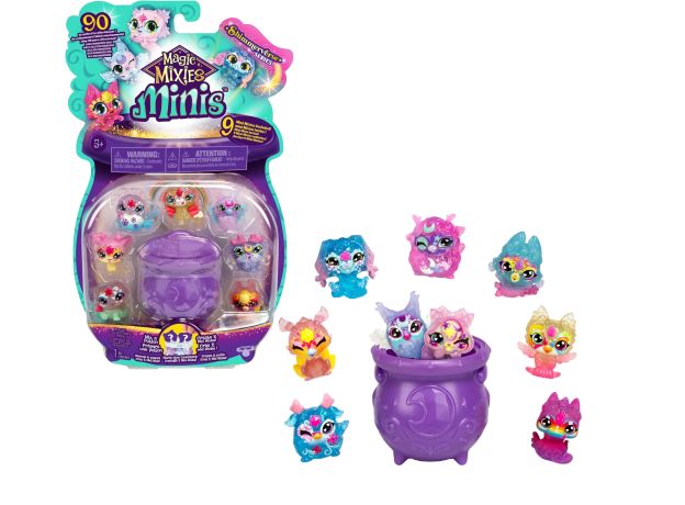مجیک میکسیز دیگ جادویی سورپرایزیMinis به همراه 9 عروسک Magic Mixlings, image