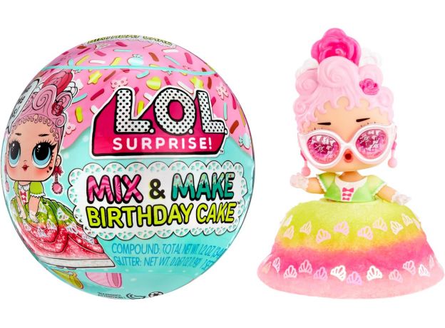 عروسک LOL Surprise مدل Mix and Make Birthday Cake, image