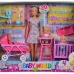 ست عروسک 29 سانتی Steffi Love مدل Baby World با 3 کودک, image 10