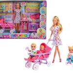 ست عروسک 29 سانتی Steffi Love مدل Baby World با 3 کودک, image