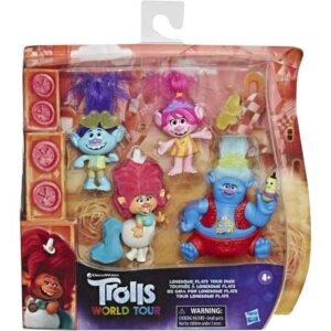 پک 5 تایی فیگورهای انیمیشن Trolls, image