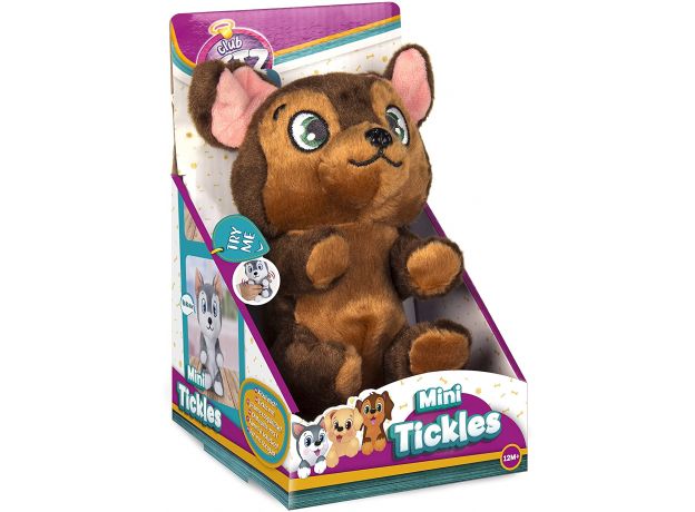 سگ قلقلکی Mini Tickles (قهوه‌ای), image