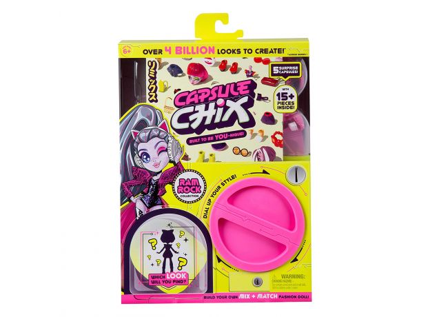 پک تکی عروسک کپسولی Capsule Chix مدل Ram Rock, image