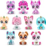 عروسک سورپرایزی رینبوکورنز RainBocoRns سری Pocket Puppycorns 5 سورپرایزی با شاخ صورتی, تنوع: 9285 - pink, image 3