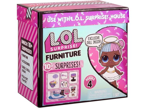 عروسک باکسی LOL Surprise Furniture مدل چرخ بستنی فروشی Suger, image
