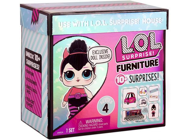 عروسک باکسی LOL Surprise Furniture مدل تعمیرگاه ماشین Spice, image