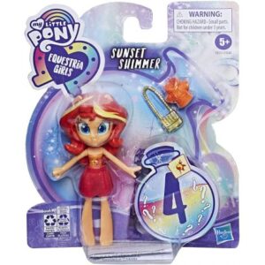 عروسک 7 سانتی پونی Sunset Shimmer