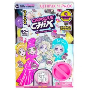 پک 4 تایی عروسک کپسولی Capsule Chix