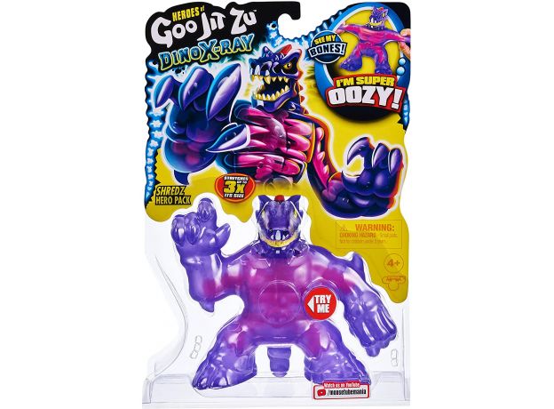 عروسک فشاری گو جیت زو Goo Jit Zu سری Dino X-Ray مدل Shredz, image
