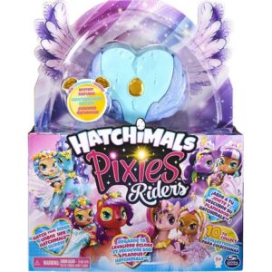 عروسک هچیمال پیکسی رایدر سورپرایز Hatchimals Pixies سری Riders مدل قلب آبی و بال بنفش