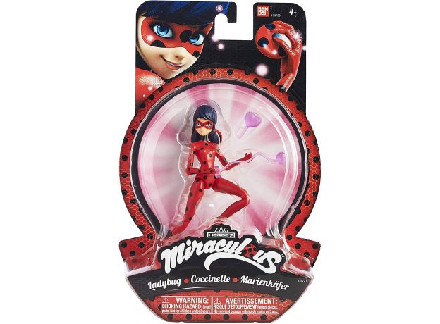 عروسک 14 سانتی دختر کفشدوزکی مدل Ladybug, image