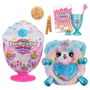عروسک سخنگوی سورپرایزی رینبوکورنز RainBocoRns سری Sweet Shake با شاخ آبی, image