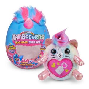 عروسک سورپرایزی رینبوکورنز RainBocoRns سری Big Hair Surprise با شاخ صورتی و بنفش, تنوع: 9213-Pink and Purple, image
