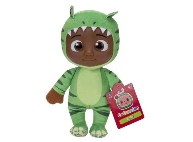 عروسک پولیشی 20 سانتی Cody CoComelon با لباس داینو سبز, image